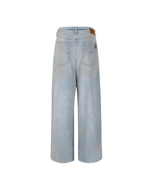 Amiri Blue Wide Jeans for men