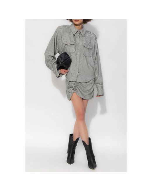 The Mannei Skirts > Short Skirts in het Gray