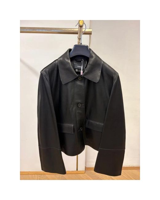 Arma Black Leather Jackets