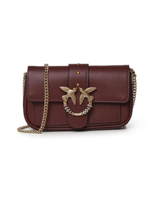 Pinko Brown Cross Body Bags