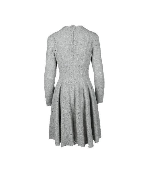 Ermanno Scervino Gray Short Dresses