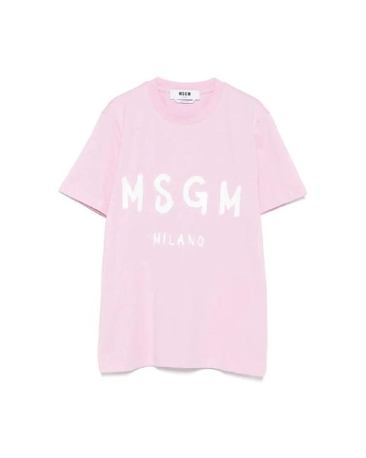 T-Shirts MSGM en coloris Pink