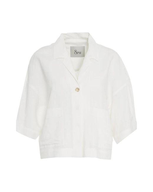 Shirts 8pm de color White