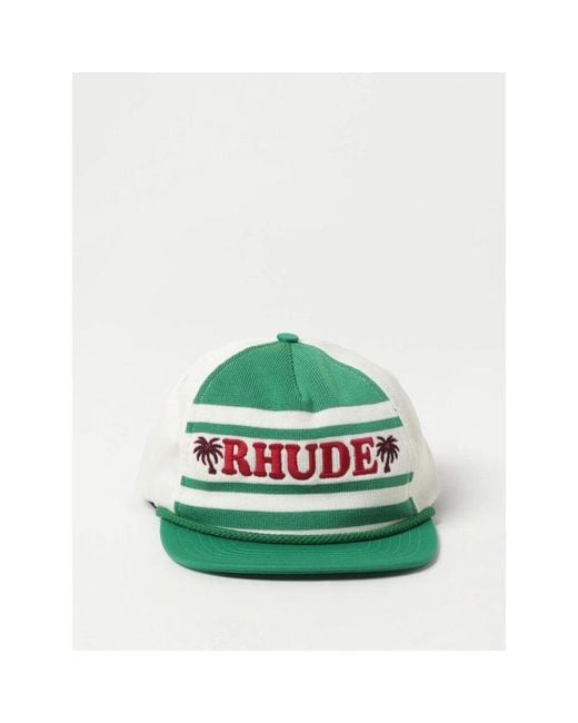 Caps di Rhude in Green da Uomo