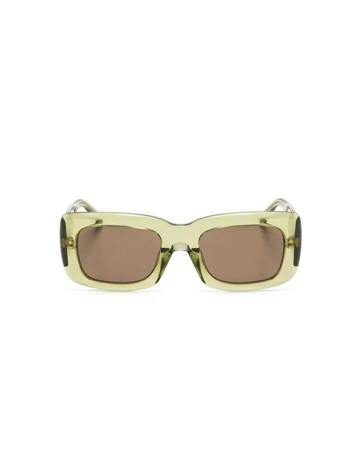 Sunglasses di The Attico in Green