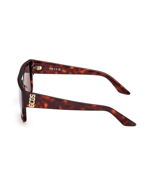 Gcds Brown Sunglasses for men