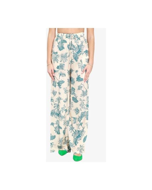 Wide Trousers Aniye By de color Blue