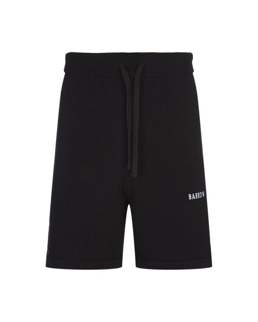 Casual Shorts di Barrow in Black da Uomo