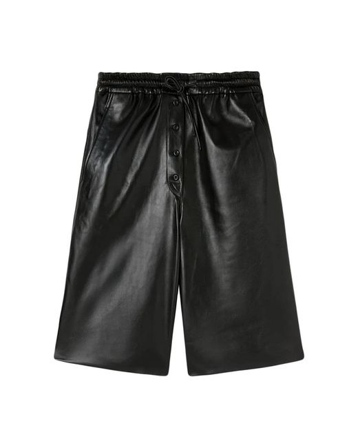 Jil Sander Black Long Shorts