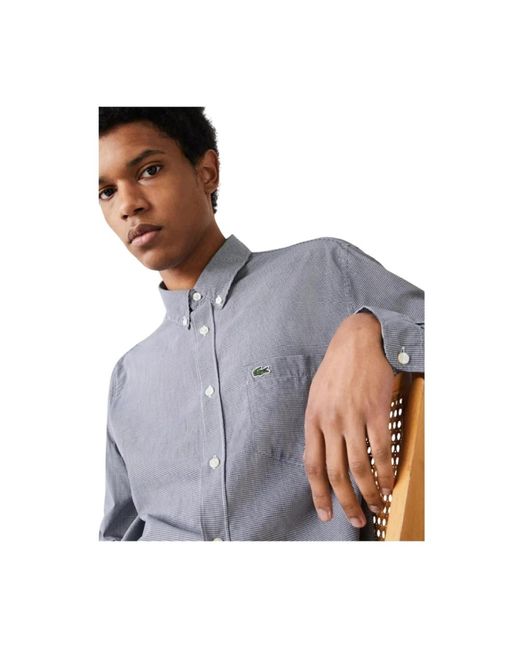 Lacoste Gray Casual Shirts for men