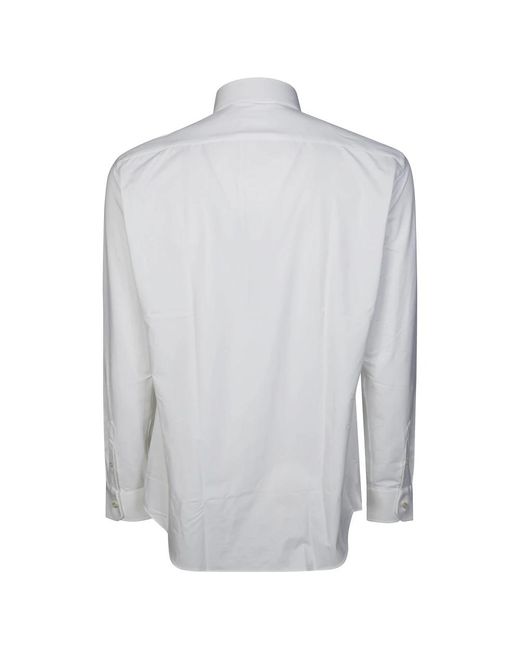 Xacus Overhemden ,Wit ,Stijlvolle Shirt in het Gray voor heren