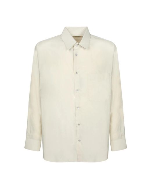 Lemaire White Formal Shirts for men