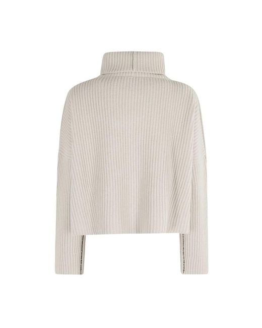 Roberto Collina White Turtlenecks