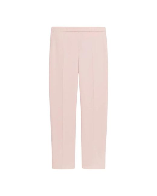 Theory Pink Straight Trousers