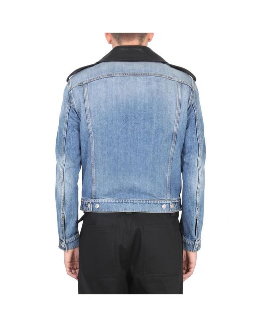 McQueen Black Leather Jackets for men