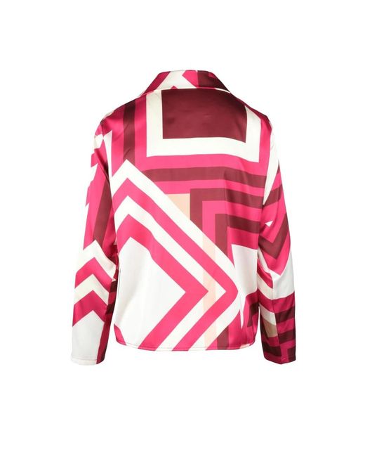 Think! Polyester Shirt in het Pink