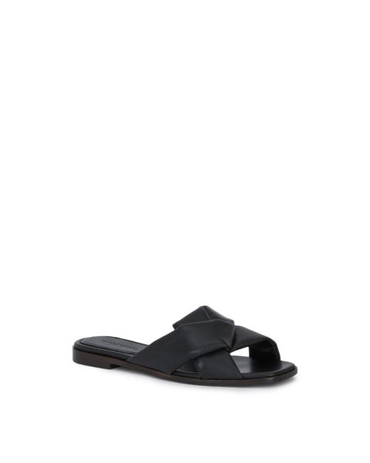 Ferragamo Black Sliders