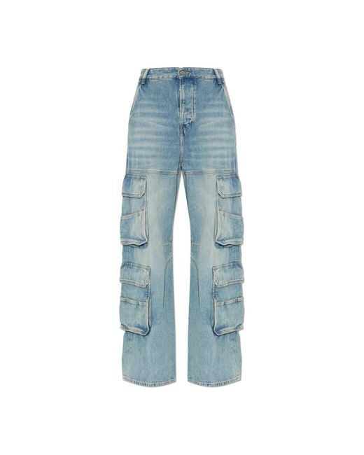 DIESEL Blue Wide Jeans