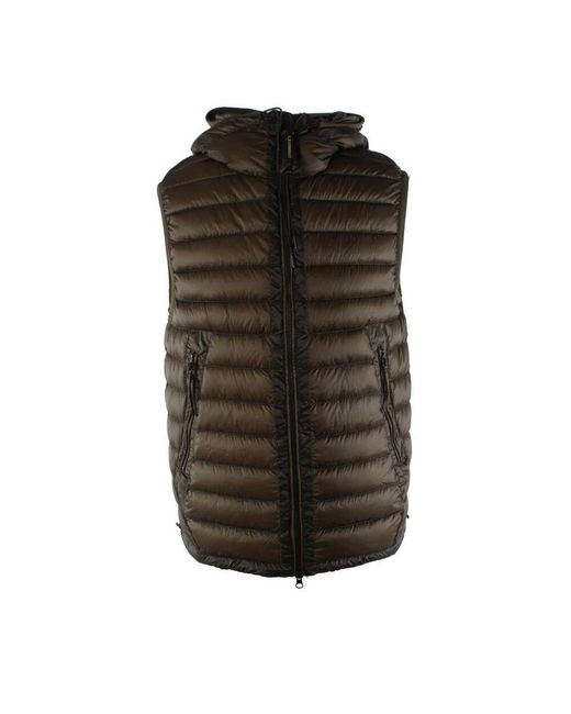 C P Company Grüne bodywarmer shell art 15cmow171a in Brown für Herren