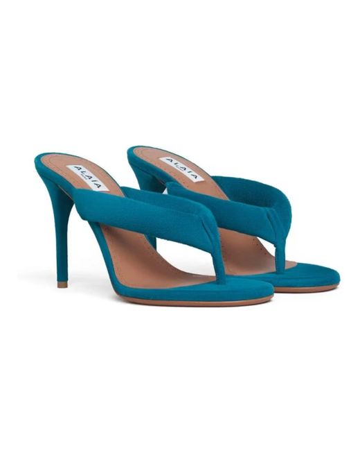 Alaïa Blue High Heel Sandals