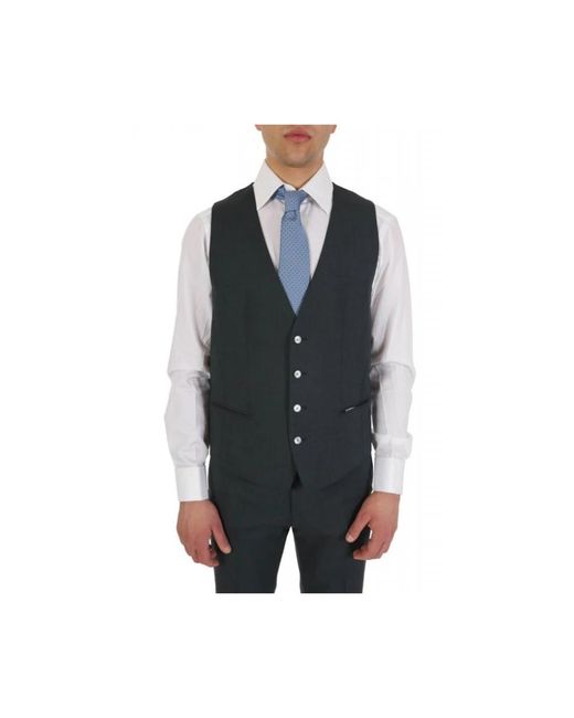 Boss Blue Waistcoats for men