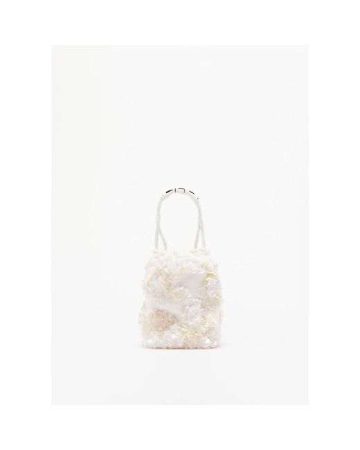 Plan C White Bucket Bags