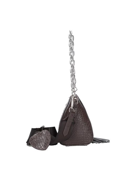 Gaelle Paris Gray Shoulder Bags