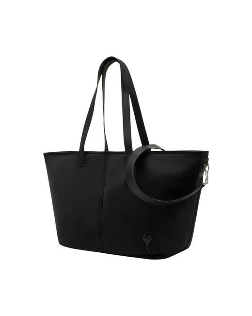 AMI Black Tote Bags