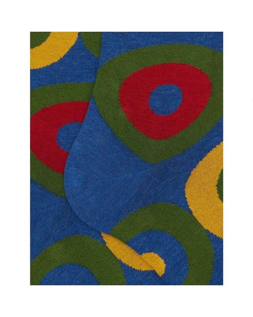 Socks Gallo de color Blue