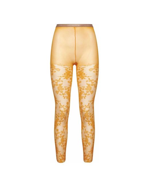 Valentino Yellow Leggings