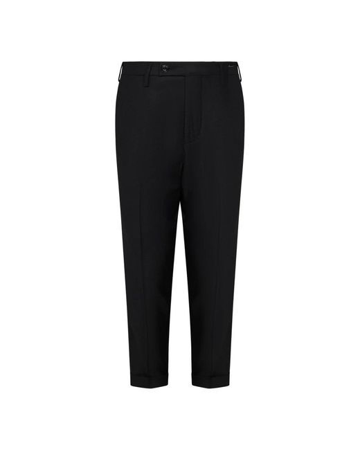 Michael Coal Black Suit Trousers for men