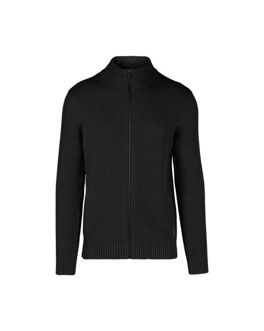 Bomboogie Truien & Vesten ,Zwart ,Katoen Zwarte Coltrui Sweater Aw 25 in het Black voor heren