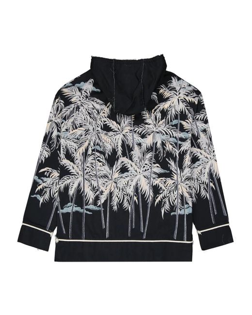 Palm Angels Black Light Jackets for men