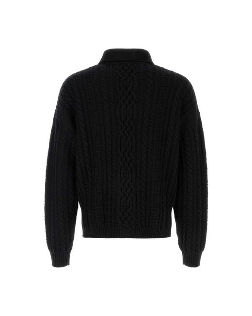Versace Black Cardigans for men