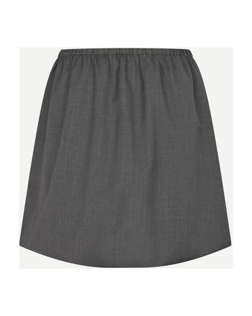 Samsøe & Samsøe Gray Short Skirts