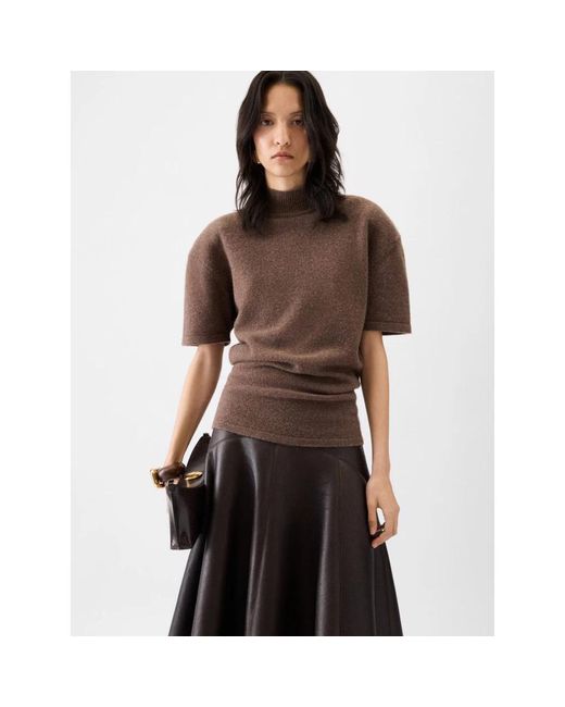 Jacquemus Bruine Wol Kasjmier Trui in het Brown