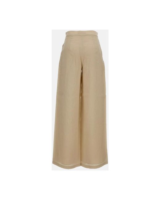 Max Mara Natural Wide Trousers