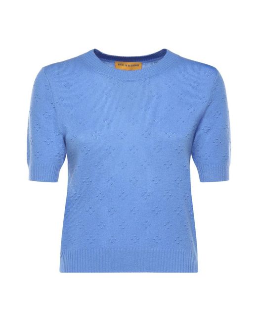 Guest In Residence Blue Cashmere Knitwear