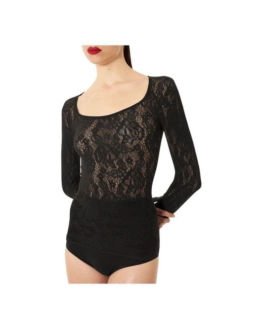 Wolford Black Long Sleeve T-Shirts