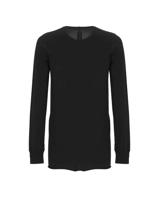 Rick Owens Black Round-Neck Knitwear for men
