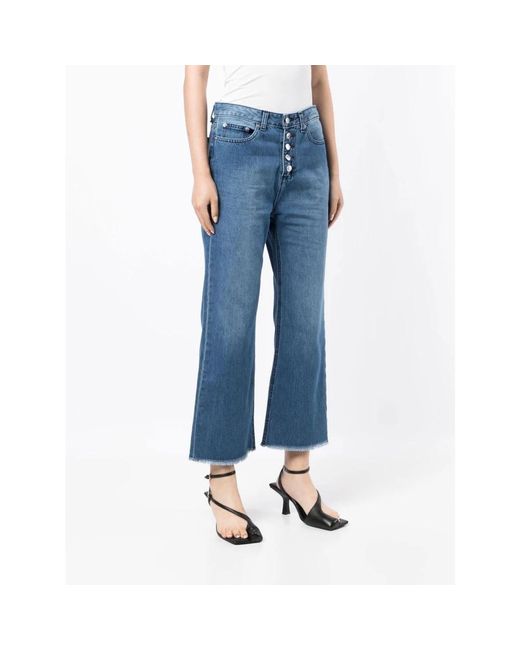 Michael Kors Blue Flared Jeans