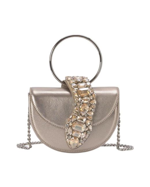 Alma En Pena. Gray Schlangen-Schultertasche