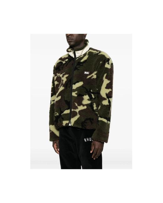 Rhude Green Light Jackets for men
