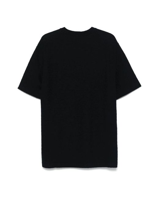 Giorgio Armani Blau elegantes kurzarm t-shirt in Black für Herren