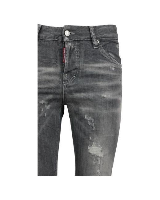 DSquared² Gray Slim-fit Jeans