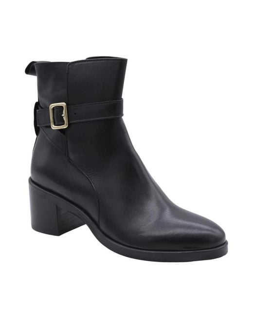 Heeled Boots Sofia Len de color Black