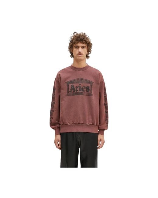 Aries Sweatshirts in het Red voor heren