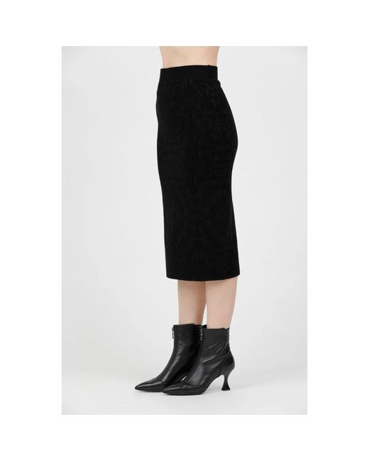 Max Mara Black Pencil Skirts