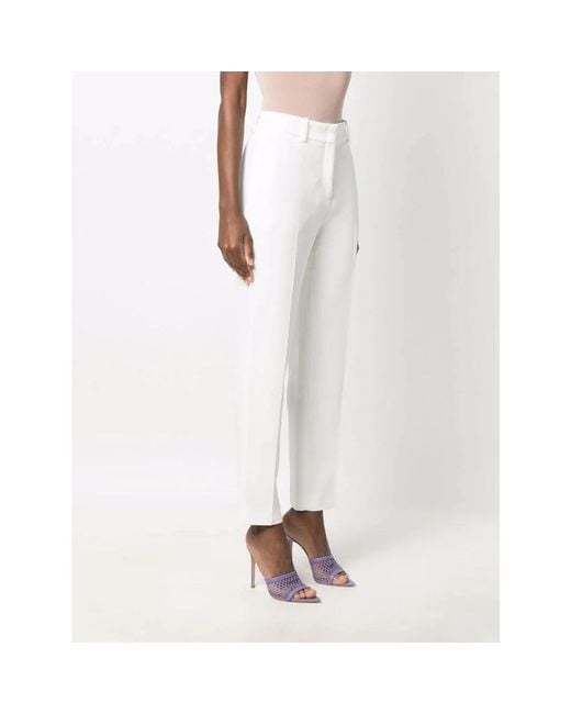 Ermanno Scervino White Straight Trousers