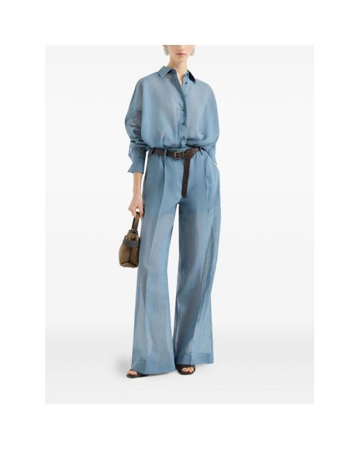 Brunello Cucinelli Blue Trousers